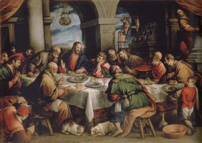 Francesco Bassano the younger The communion oil painting image